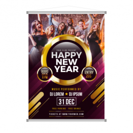 Banner Lona 440g  4x0 Brilho Madeira e cordinha banners com largura maior que 145cm deve ser usado madeira mais grossa ( preço diferenciado)